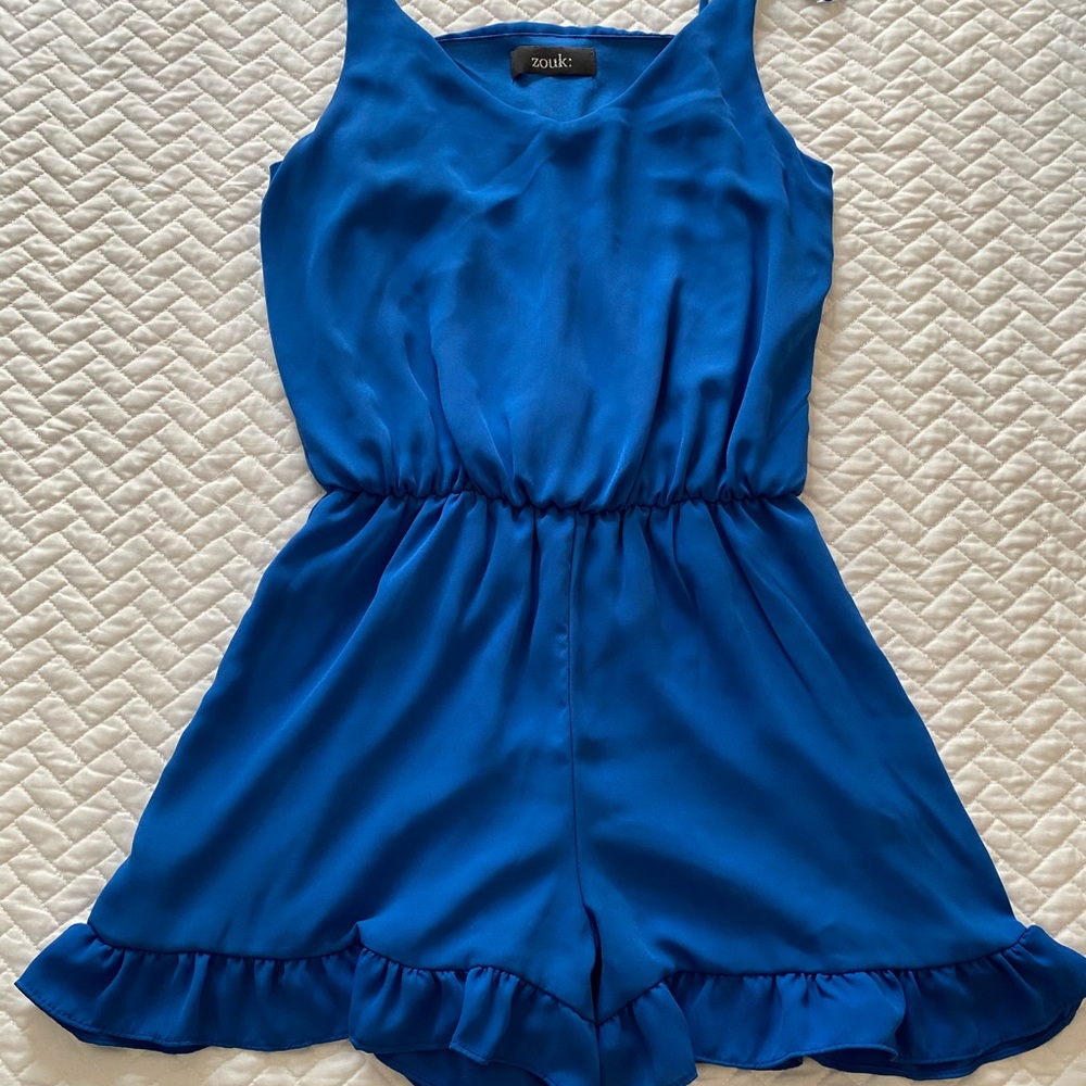 Blue romper